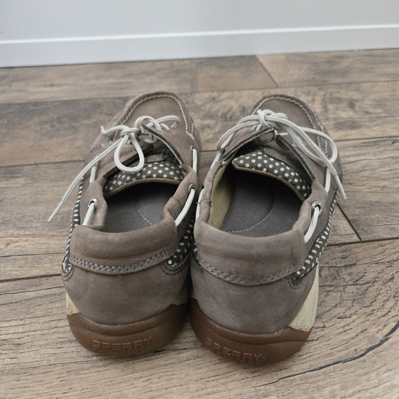 Sperry Women's Grey Leather 9.5m Boat Shoes - Picture 16 of 16